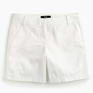 7" Chino Short in White